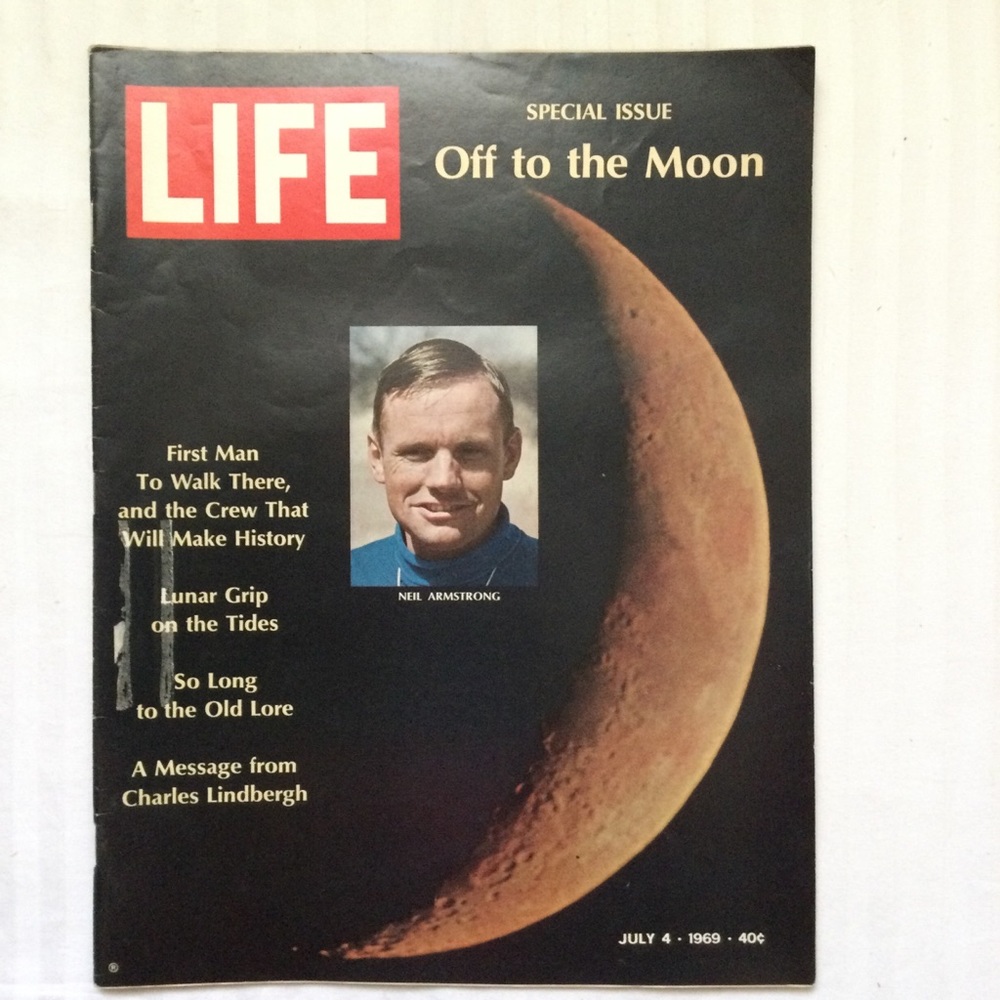 Life Magazine Off To The Moon Special Issue July 4 1969